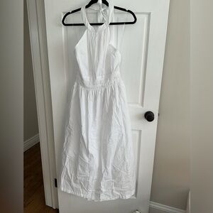 Hunter & Brown White Halter Dress size L